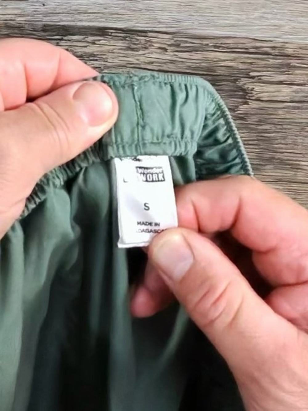 WonderWink Olive Green Cargo Scrub Pants with Drawstring - Picture 2 of 8